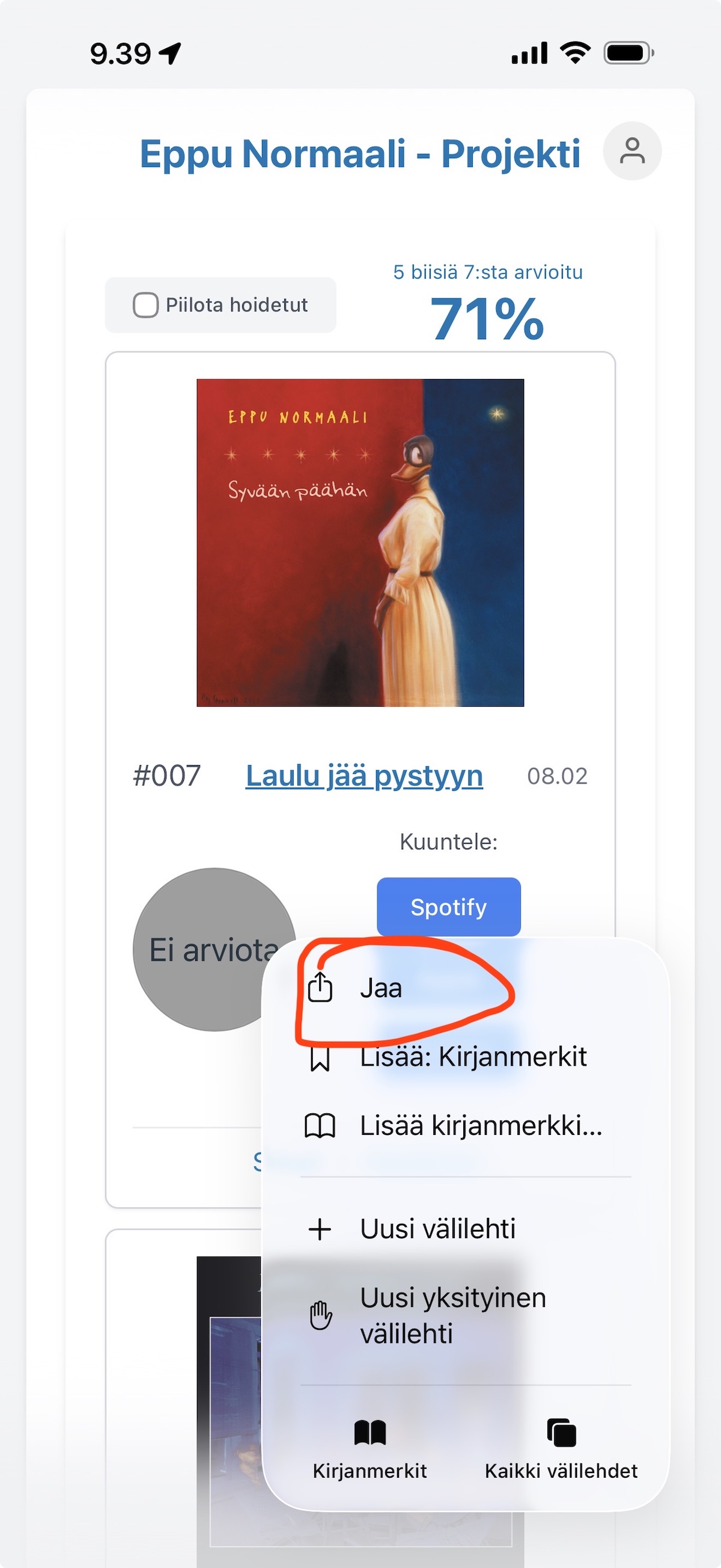 Vaihe 1: Avaa sivusto ja klikkaa 'Jaa'-painiketta